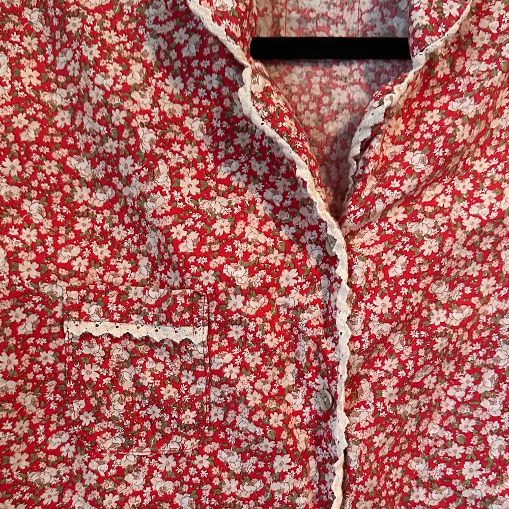 Floral Womens Pajamas Set - Picture 3 of 12